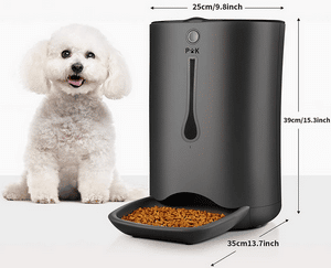 Test Puppy Kitty Distributeur automatique de nourriture pour chat et chien en promo Amazon